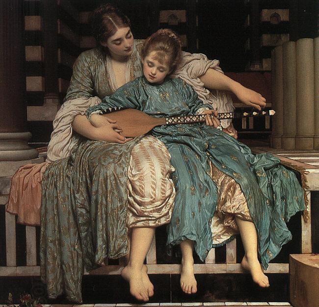 Lord Frederic Leighton Music Lesson oil painting picture